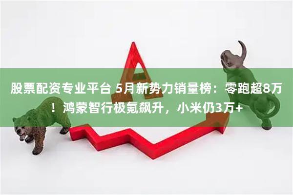 股票配资专业平台 5月新势力销量榜：零跑超8万！鸿蒙智行极氪飙升，小米仍3万+